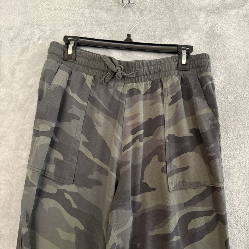 Splendid Jogger Pants Womens Large Camo Drawstring Elastic Waist Pockets